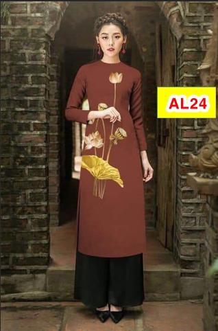 Set áo dài cách tân tay lỡ cao cấp AL24
